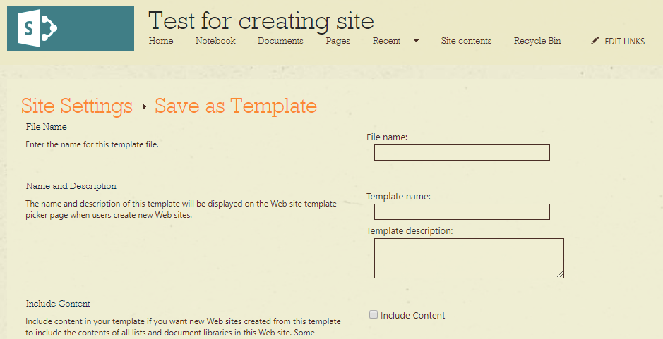 Sharepoint online - Can't save site as template access denied ...
