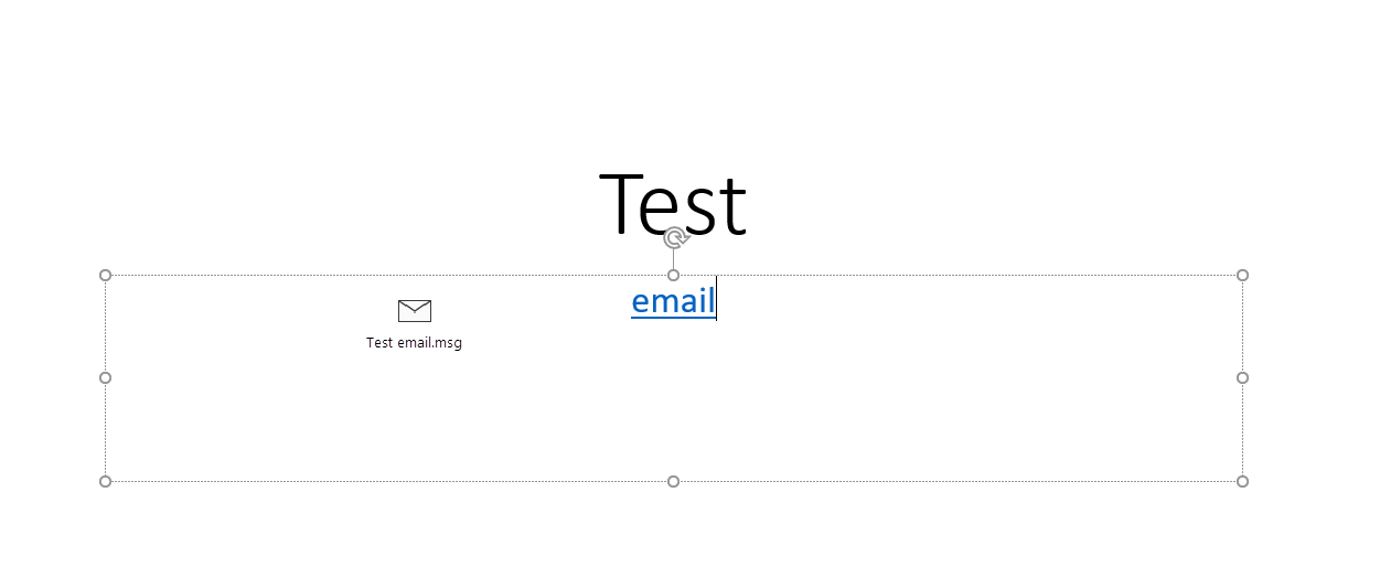 PowerPoint email link not functioning properly - Microsoft Q&A
