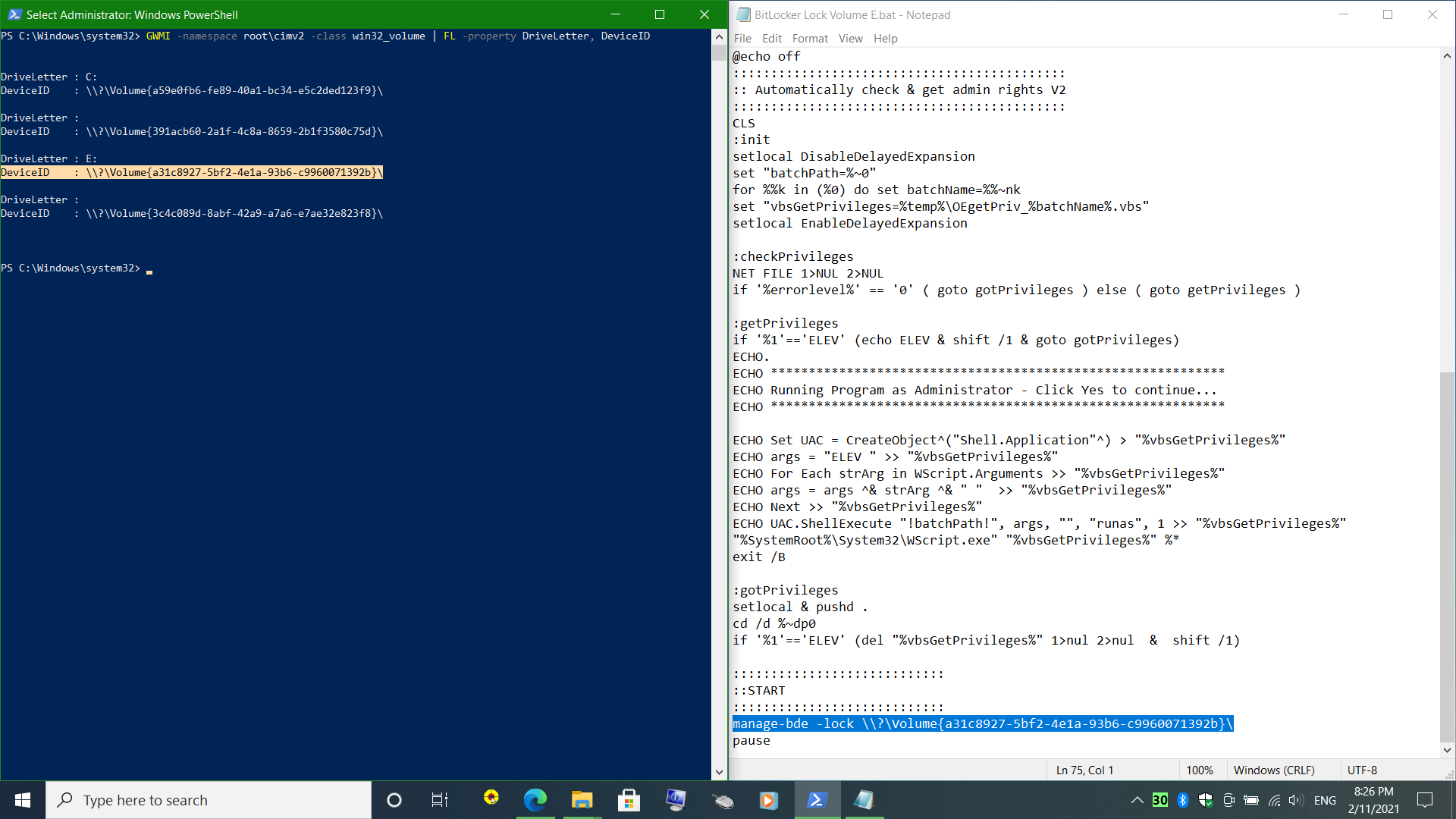 Does a DeviceID/GUID for a partition change after Windows reinstall or ...