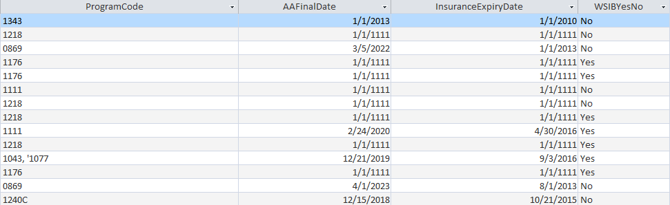 How to filter query based on two date fields and yes/no field ...
