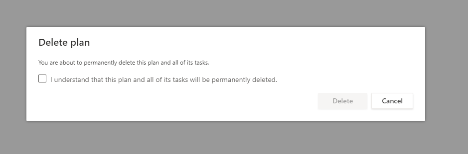 How do i unlink a plan in planner, so i can delete the plan ...