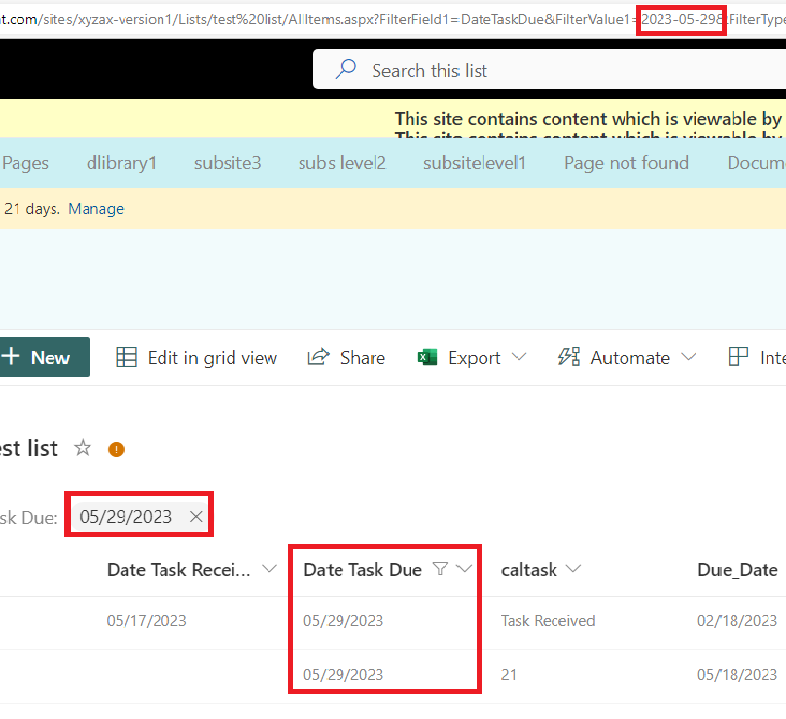 SharePoint grouped list not working as expected - Microsoft Q&A