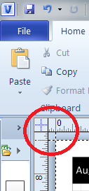 visio 2010 reverse ruler - Microsoft Q&A