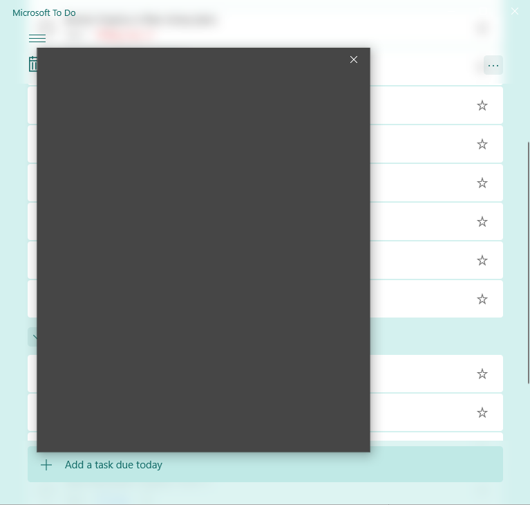 Gray Window Pop-up in Microsoft Apps - Microsoft Q&A