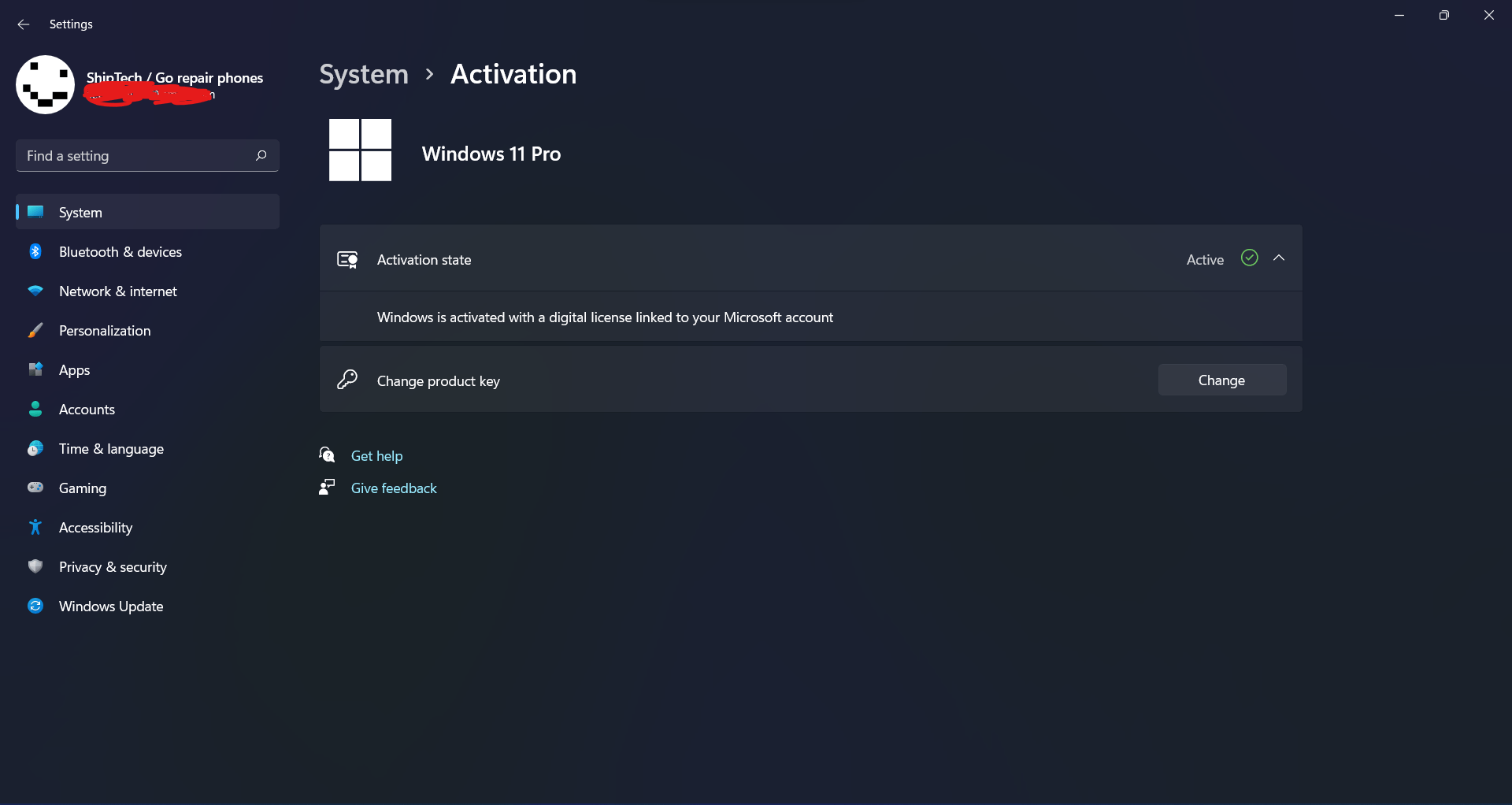 Showing Windows Activated in settings but with vbs command no product ...