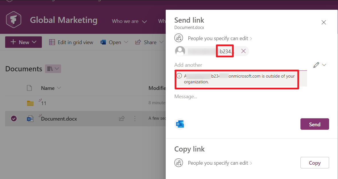 SharePoint - Issue with external sharing "limit sharing by domain ...