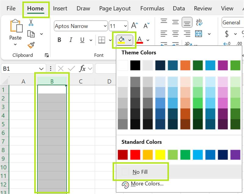 “Excel worksheet cells and gridlines not visible when opening a ...