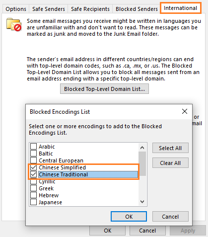 Possible encoding error on messages sent from desktop PCs in my company ...
