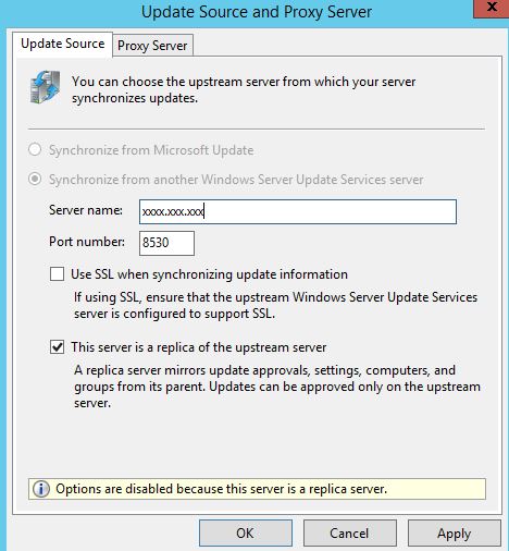 WSUS internal syncronization problems - Microsoft Q&A