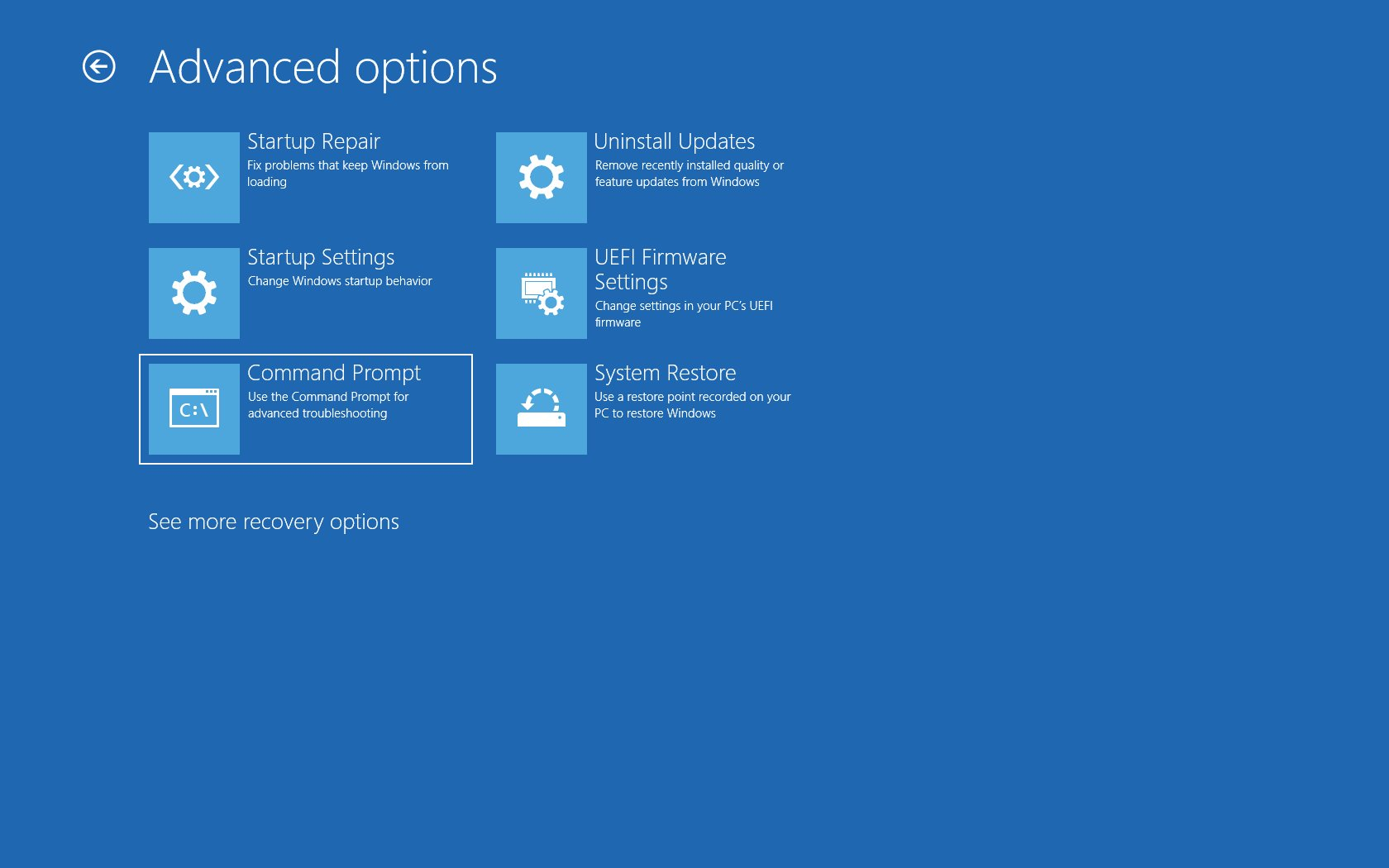 How to access Advanced startup (WinRE) on Windows 10 - Pureinfotech