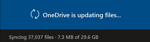 OneDrive is updating files forever / continuously - Microsoft Q&A