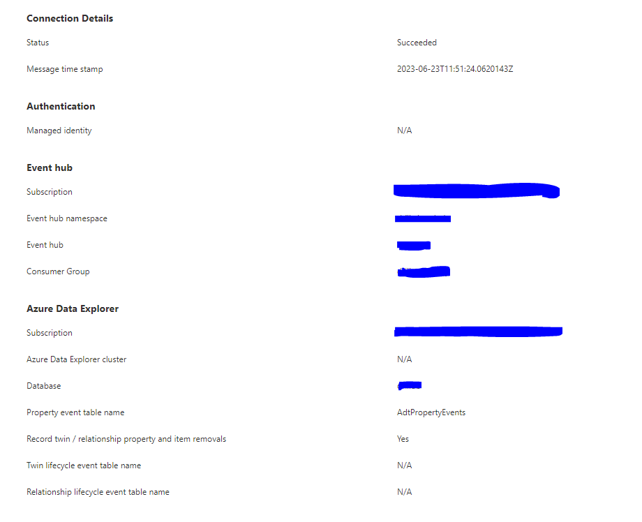 Created a digital twin and also configure the data history connection ...