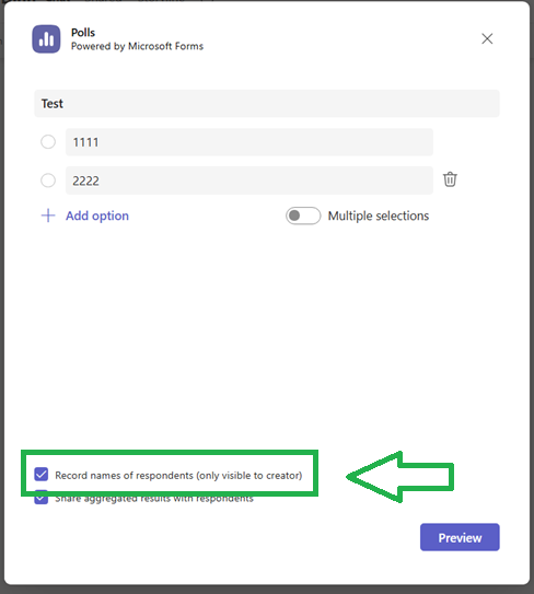 How to find voting results using Polls App - Microsoft Q&A