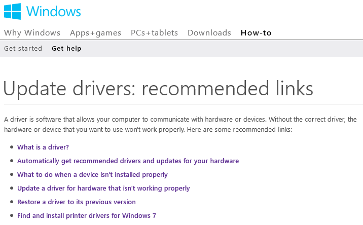 [Failed] Where can I download the drivers named in Windows Update ...