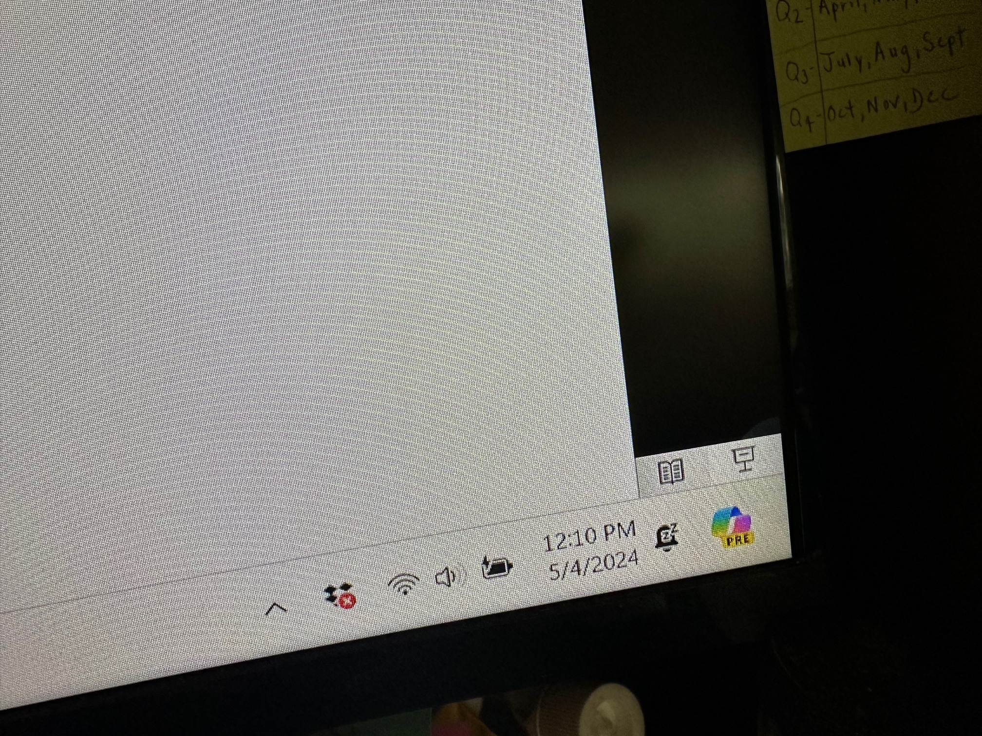 Half circle in top and bottom right screen: affecting mouse abilities ...
