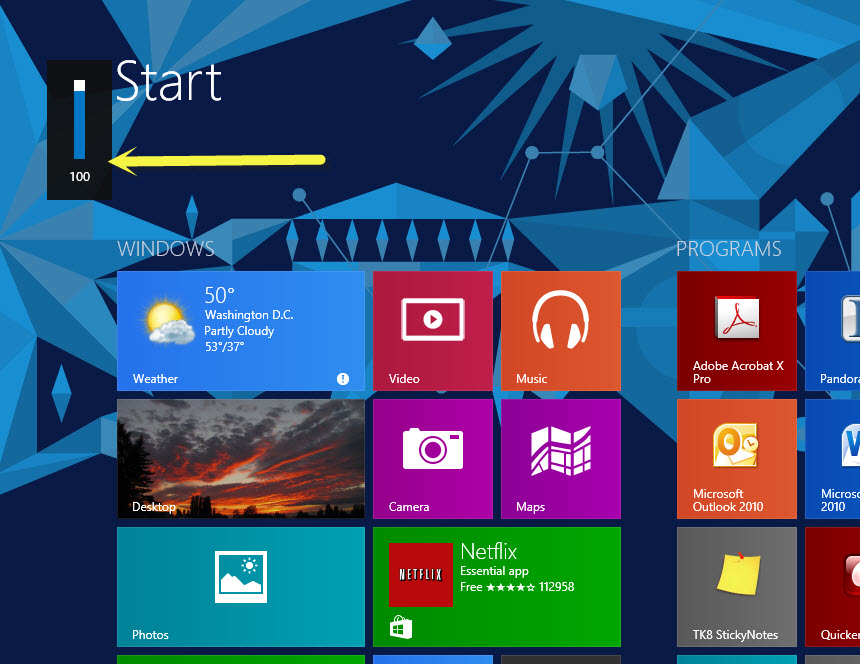Volume/audio/sound meter on display - Microsoft Q&A