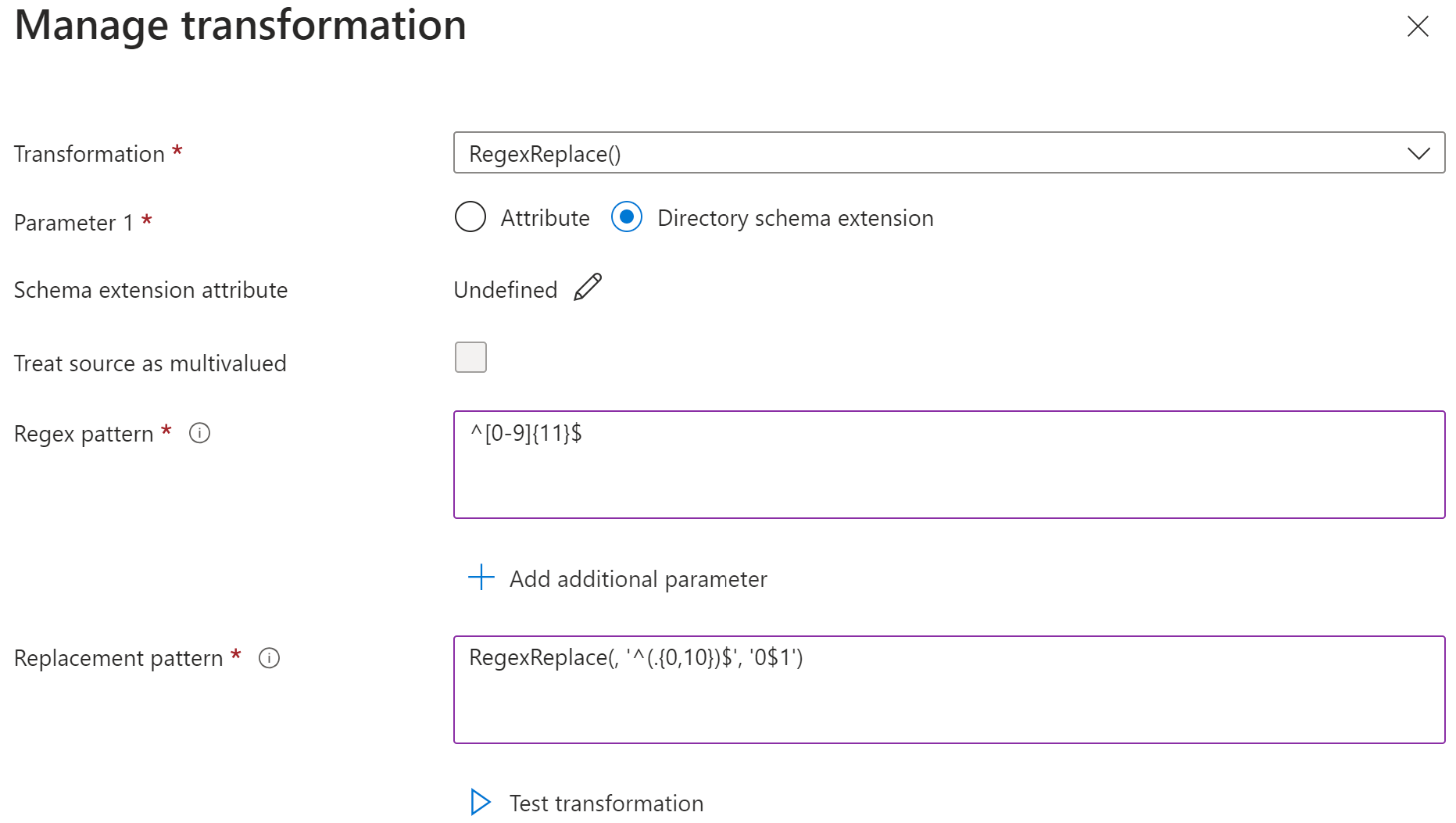 Azure AD employeeid transformation in SAML claims - Microsoft Q&A