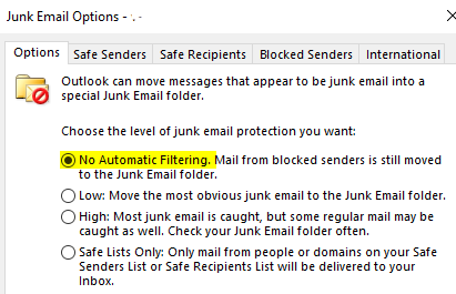 why outlook put my offer letter and exam letter into spam - Microsoft Q&A