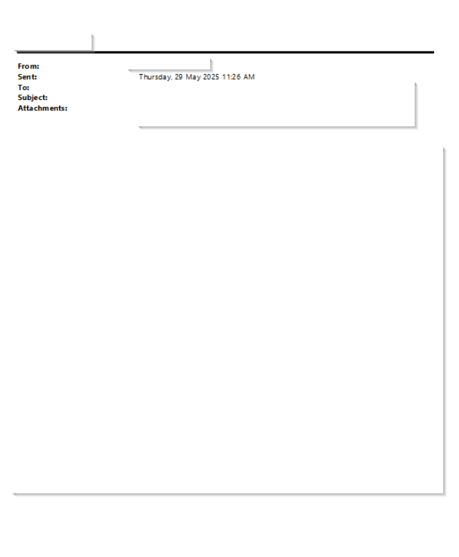 Draft email printing with the sent field - Microsoft Q&A