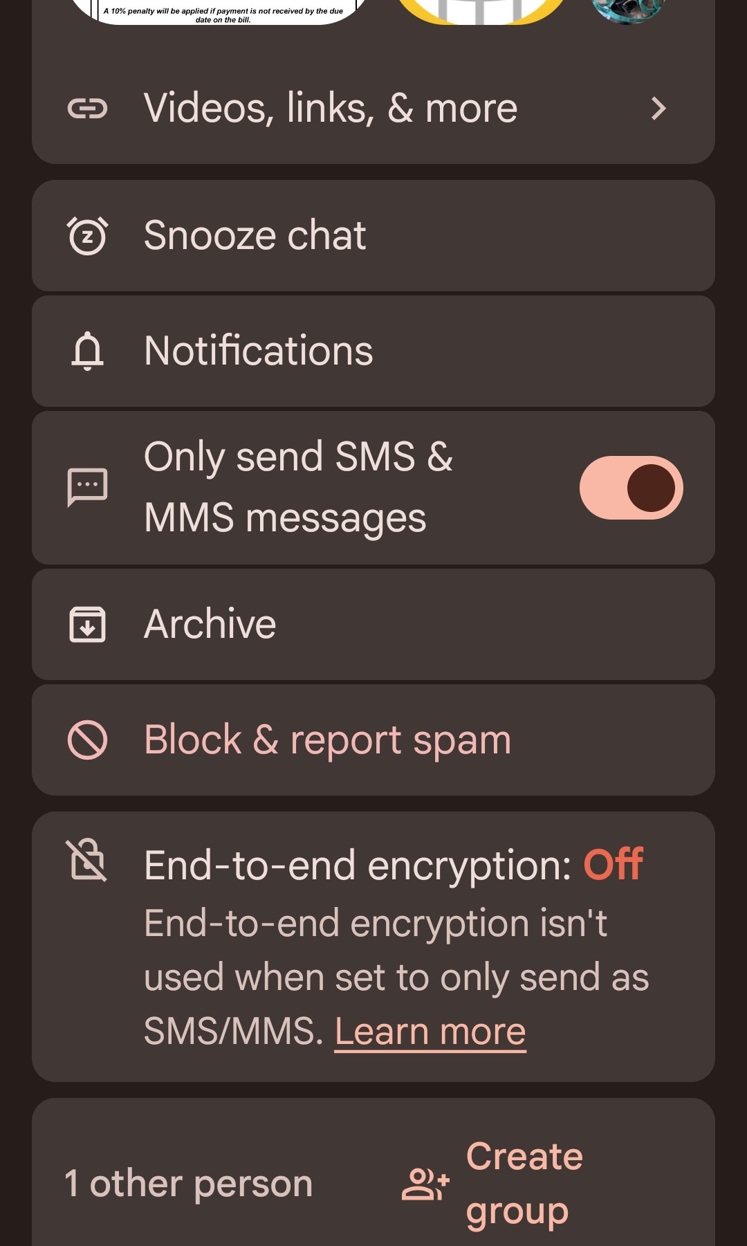 Phone Link Problem with RCS Chat 2