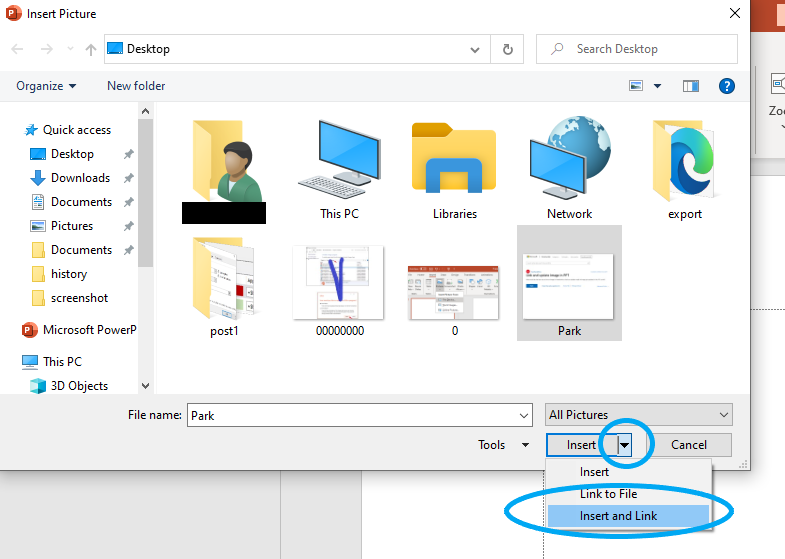 Link and update image in PPT - Microsoft Q&A