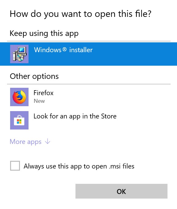 Dialogue box constantly popping up trying to install an unknown file ...
