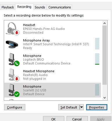 Record microphone without computer sound - Microsoft Q&A