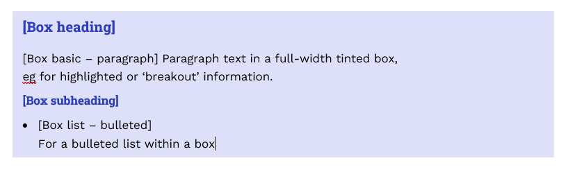 Problem with 'box' styles on Word splitting up - Microsoft Q&A
