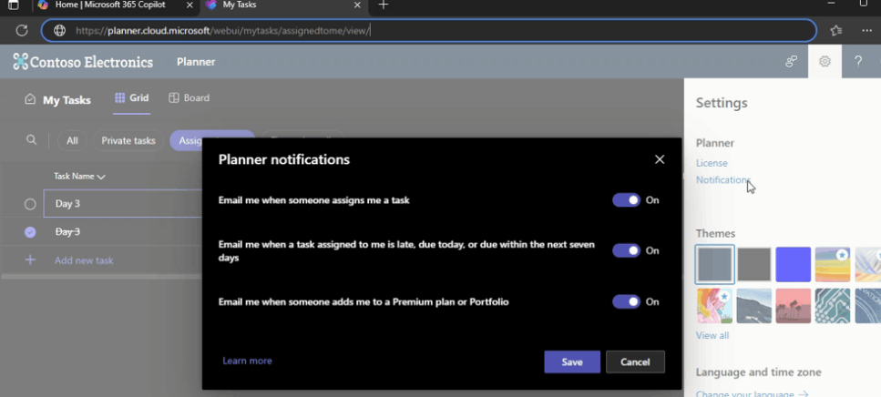 Unable to set up push notifications for the planner IOS app - Microsoft Q&A
