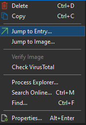 Jump to Entry