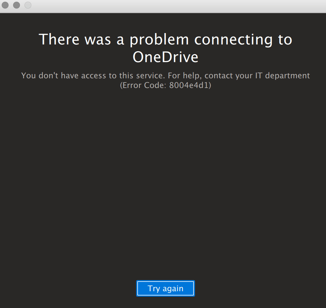 Problems with synchronization of Onedrive in my macbook - Microsoft Q&A