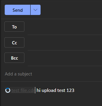 ATTACHMENTS HYPERLINKS DISAPPEARS AS SOON AS ATTACH IN NEW MAIL ...