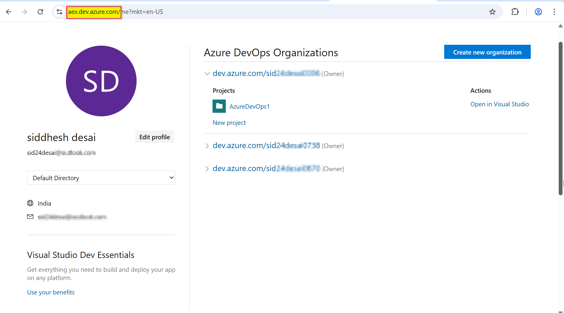 I am unable to use Azure DevOps - Microsoft Q&A