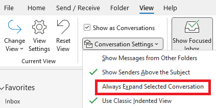 Outlook not separating conversation emails - Microsoft Q&A