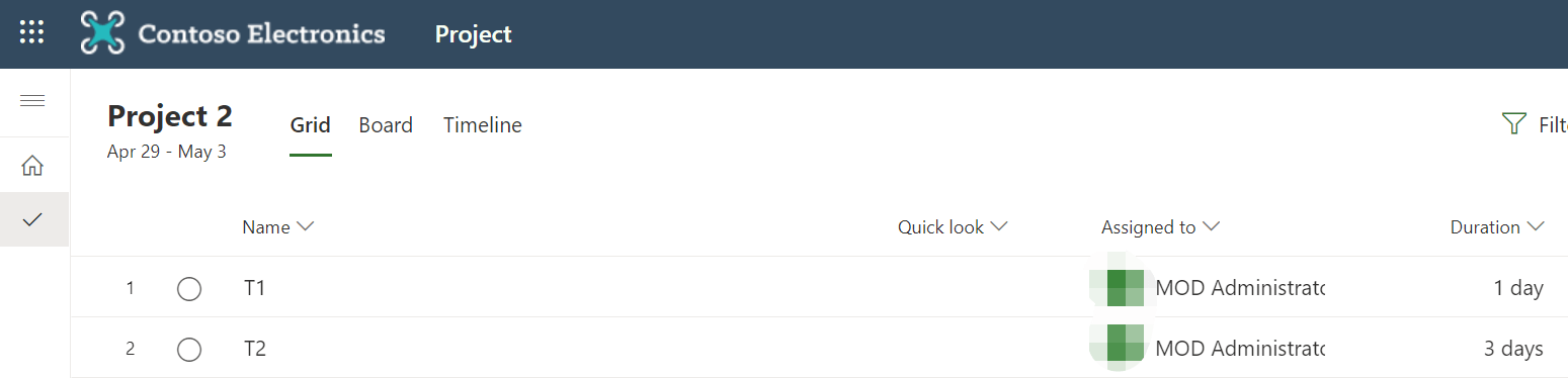 I created multiple Project tabs in the MS Teams app. How can I connect ...