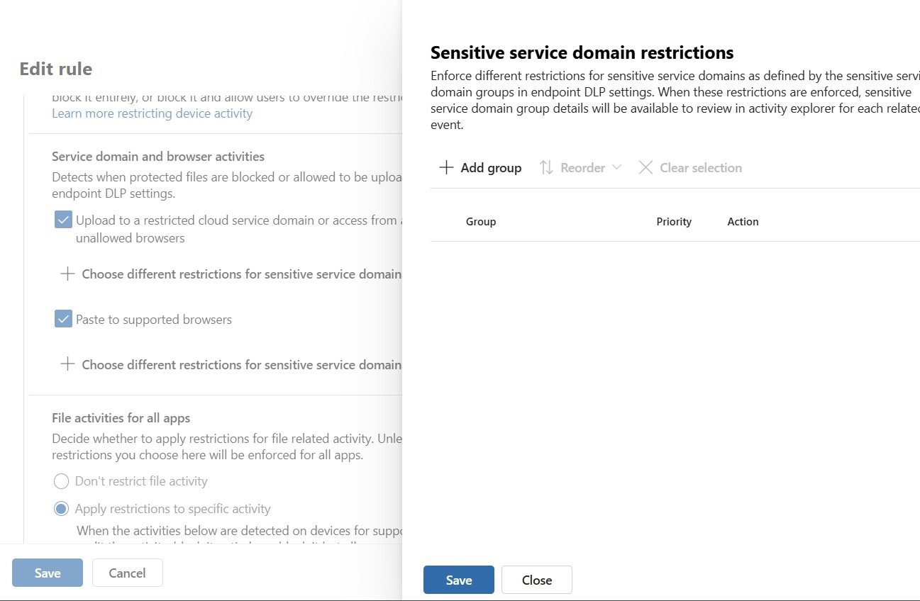 DLP Policy for GI 2