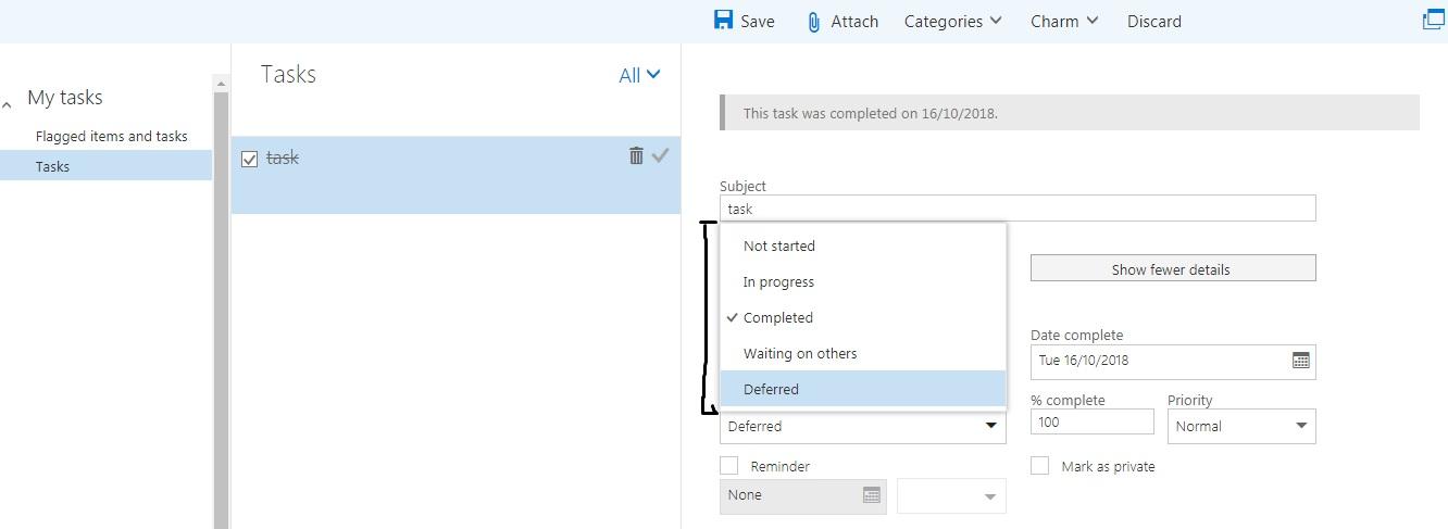 hOW do I undo the complete selection on a task? - Microsoft Q&A