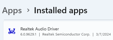 Realtek Audio Driver is missing - Microsoft Q&A