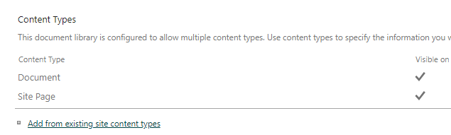 New button missing from library - Microsoft Q&A