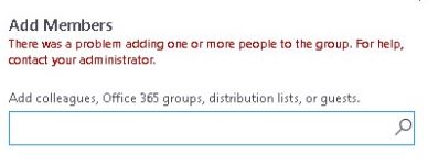 Unable to add external user to Office 365 group - Microsoft Q&A