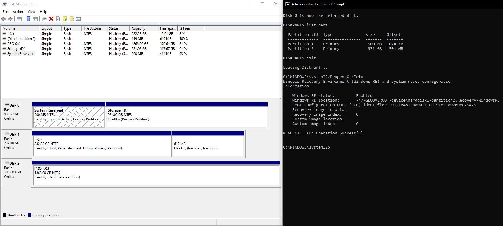 Confusion with Disk Partitions - Microsoft Q&A