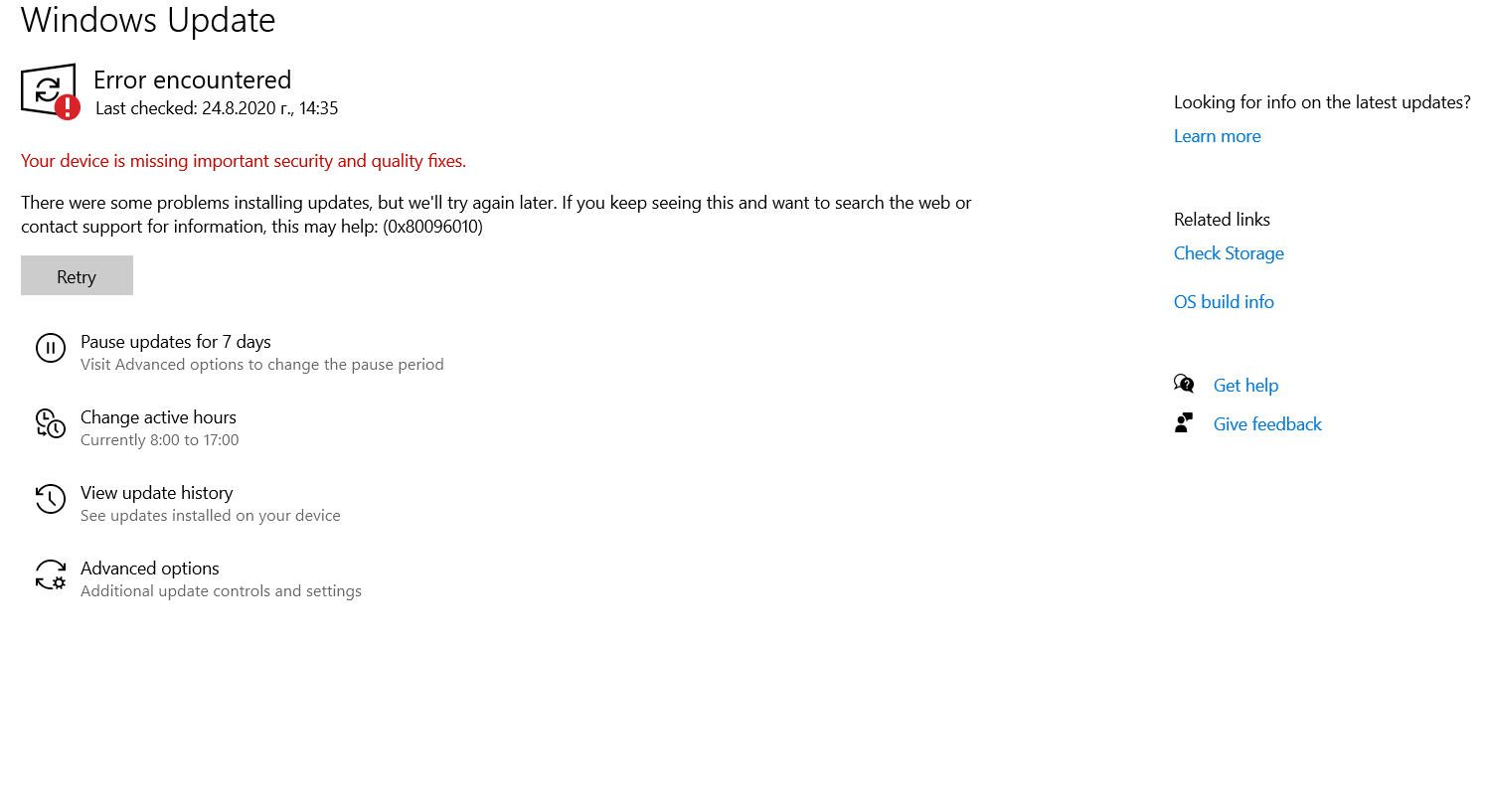 I cant update my Asus laptop. - Microsoft Q&A