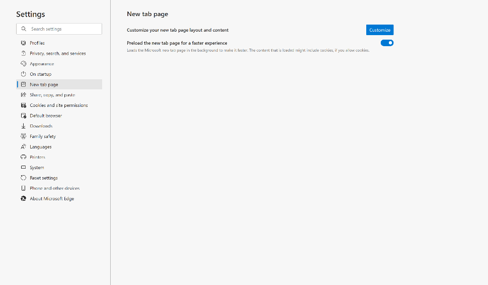 Unable to access news feed in new tab - Microsoft Q&A