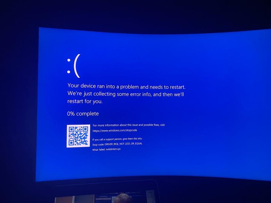 Out of nowhere I started getting blue screen after a few minutes of ...