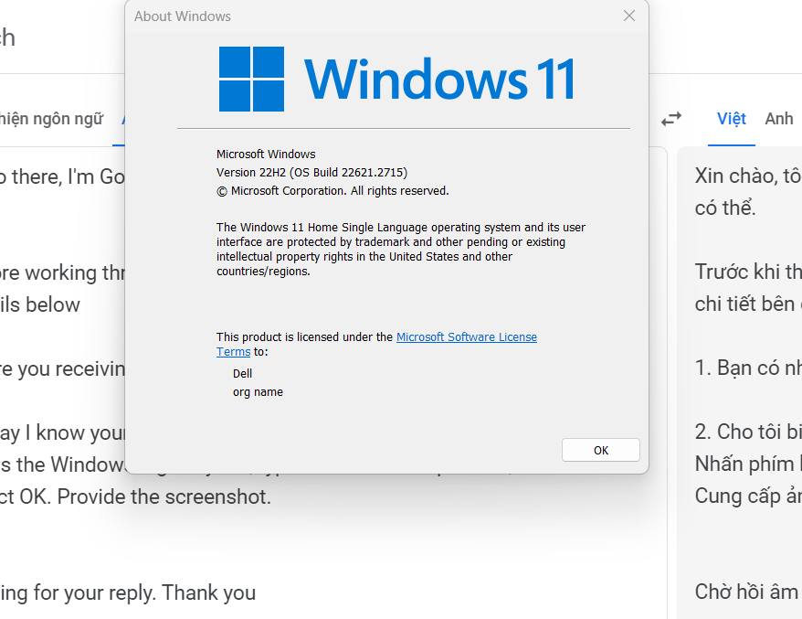 My laptop window 11 it update failed - Microsoft Q&A