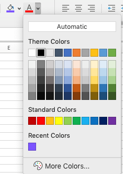 Excel 365 color palette - Microsoft Q&A