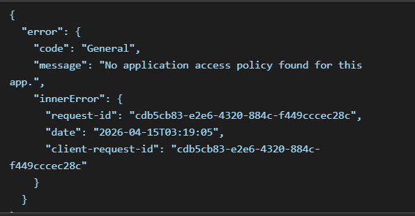 Unable to schedule online meeting(calling Graph API) from Logic App ...