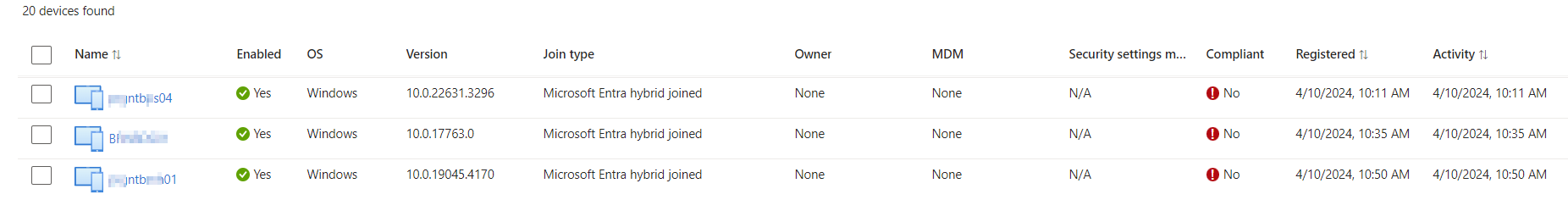 Entra Hybrid join error - Microsoft Q&A
