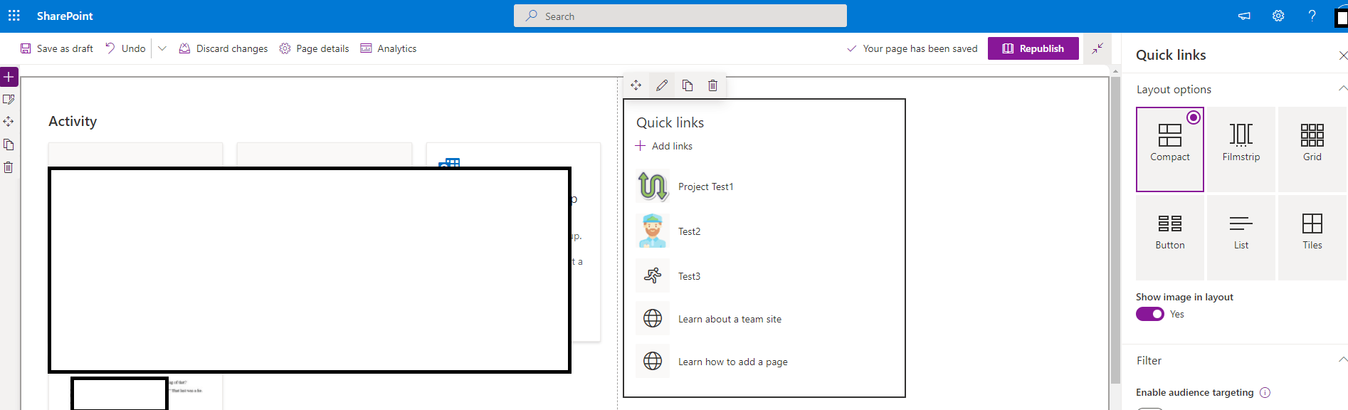 Quick Link custom icons are light and fuzzy - Microsoft Q&A