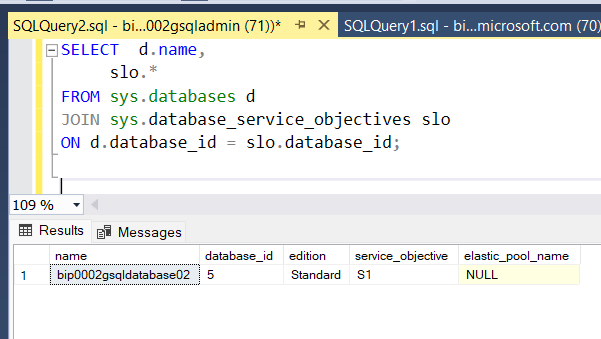 The SQL database contains more than 100 million records in the 't ...